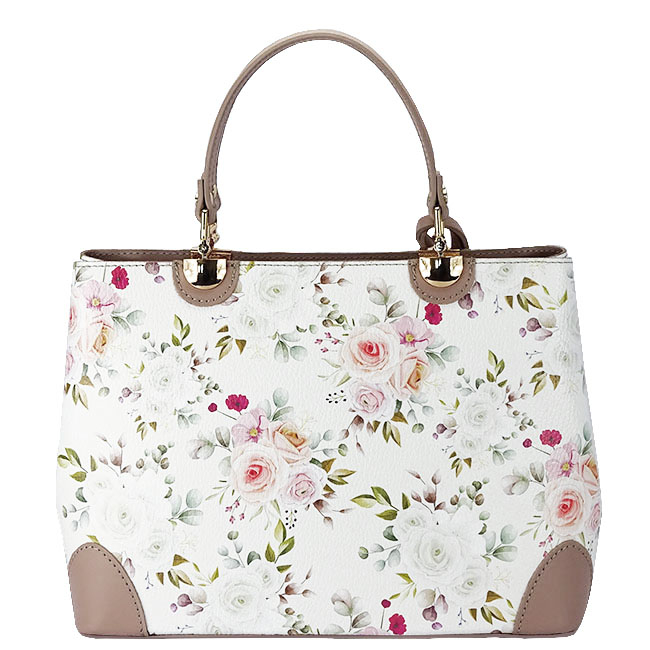 Nude, virágmintás táska valódi bőrből 1330 M9 [4]