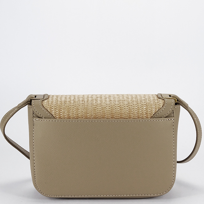 Taupe crossbody táska fonott mintával CM7497 15 [4]
