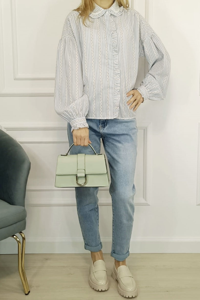 Geanta verde deschis Flora&CO Paris B-F3657 15 [1]