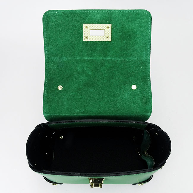 Zöld táska valódi bőrből 1616 131 [7]