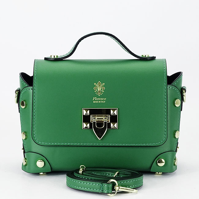 Zöld táska valódi bőrből 1616 131 [2]