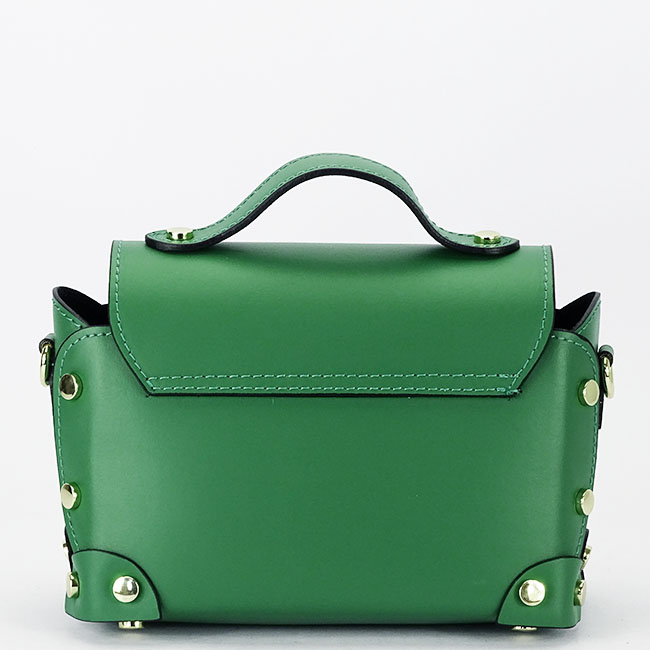 Zöld táska valódi bőrből 1616 131 [5]