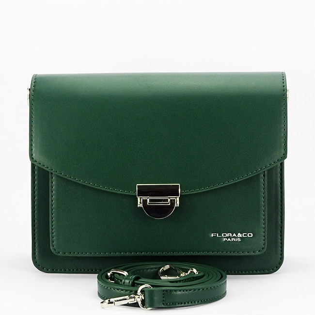 Geanta dama Flora&CO B-F8529 14, Verde inchis [4]