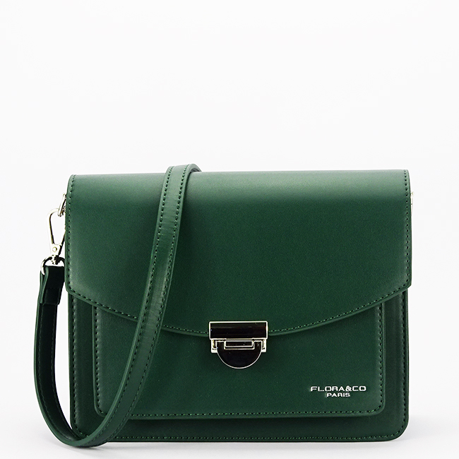 Geanta dama Flora&CO B-F8529 14, Verde inchis [1]