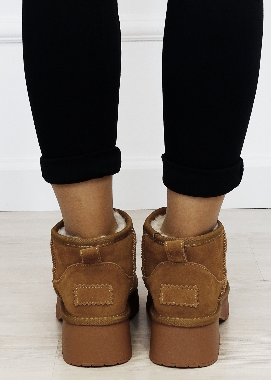 Ghete camel cu platforma din piele naturala B-JB1999 116 [3]