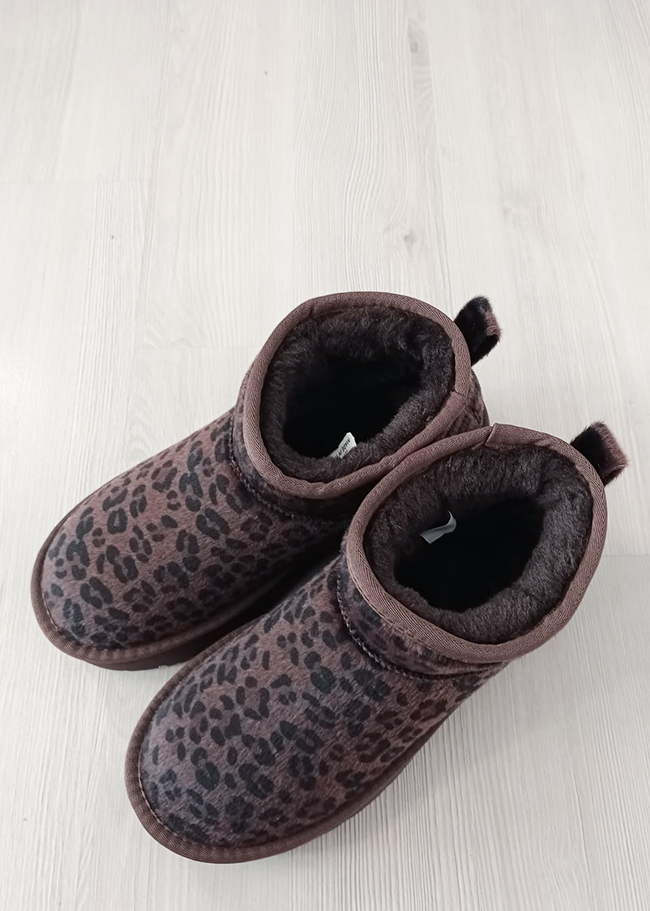 Ghete cu textura si imprimeu leopard B-JB1999 116 [7]