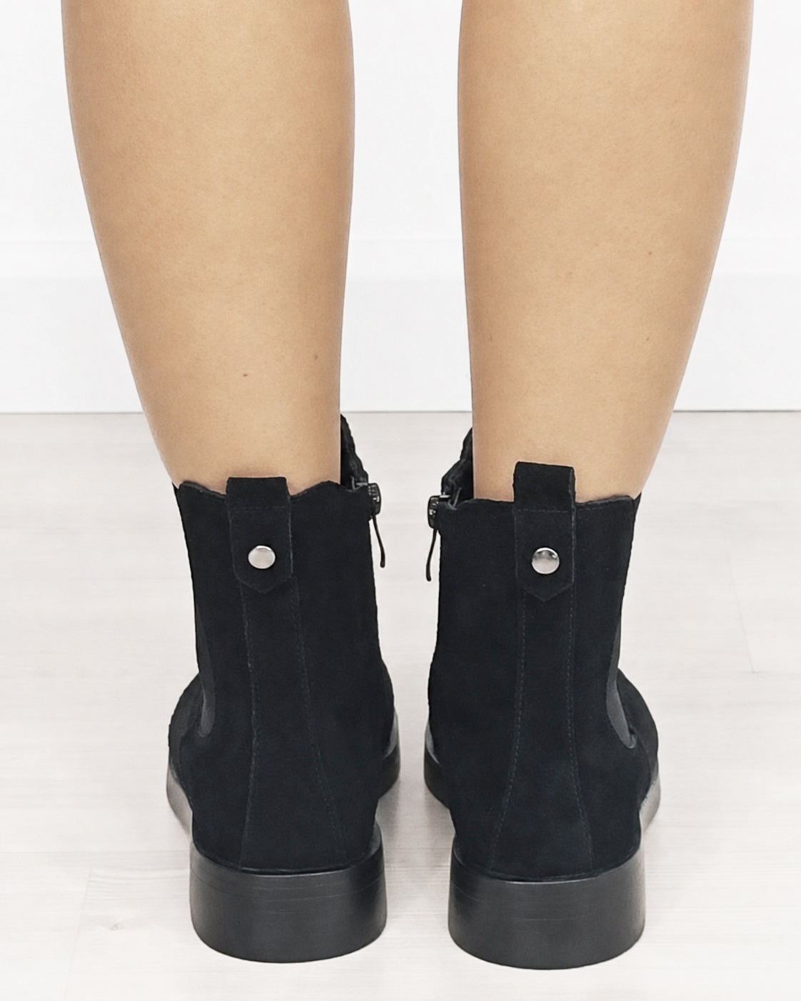 Ghete negre din piele naturala B-5309A 118 [3]