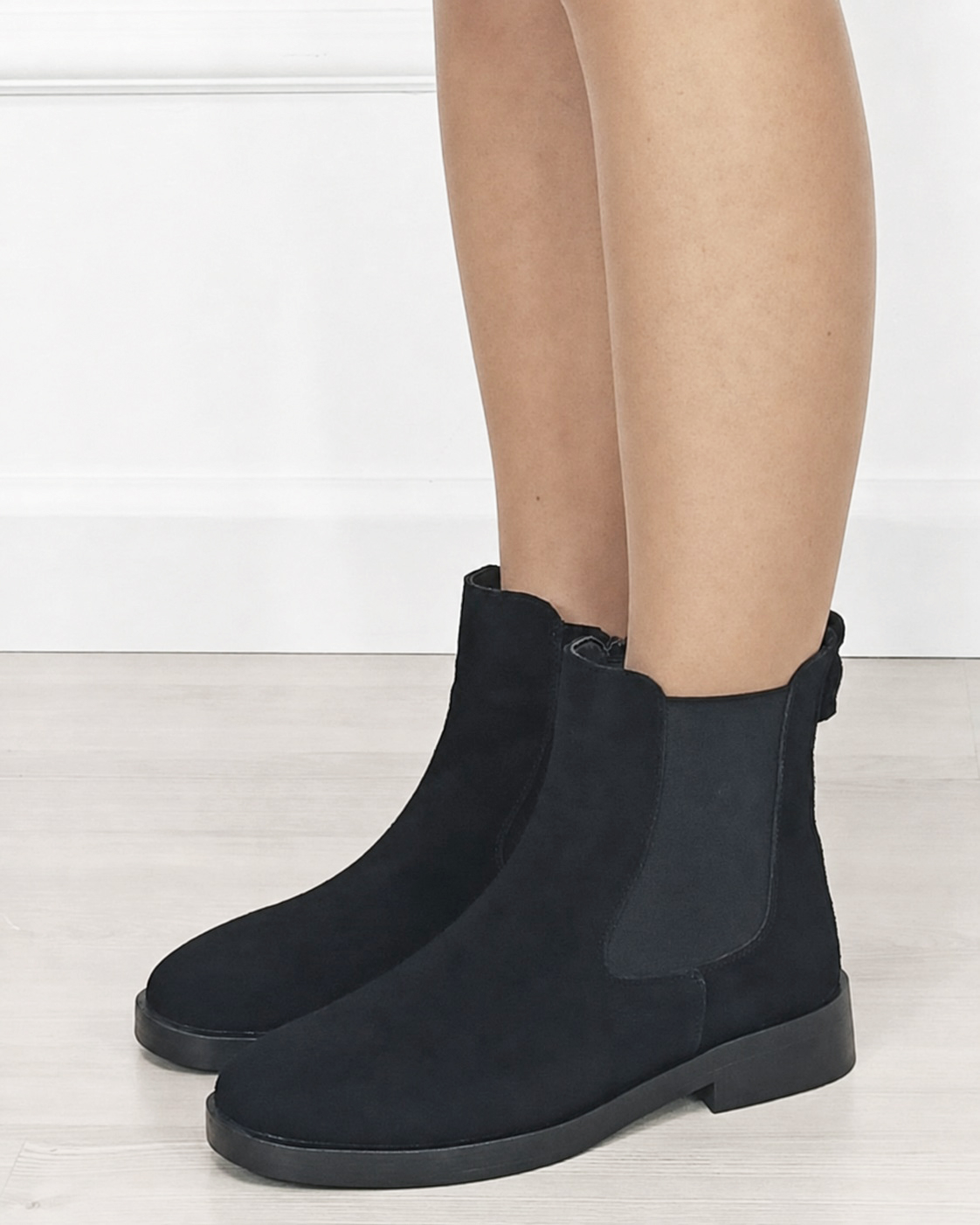 Ghete negre din piele naturala B-5309A 118 [1]