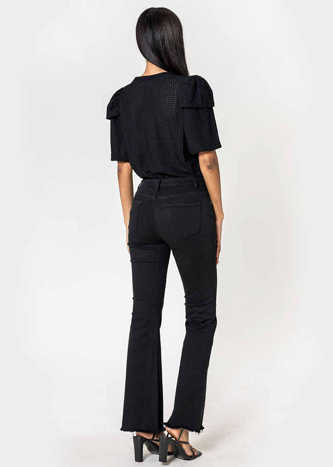 Pantaloni negri Evazati Nina Carter B-J230-1 M7 [1]