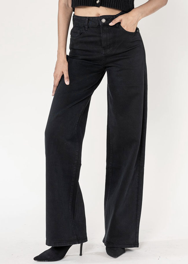 Pantaloni negri Evazati Nina Carter B-J251-1 M9 [2]