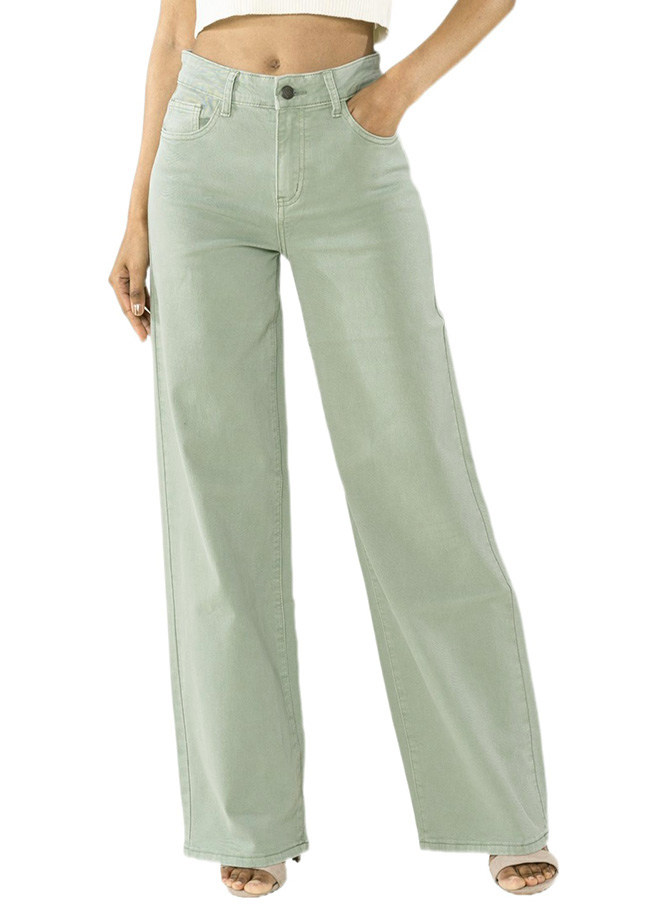 Pantaloni verzi Evazati Nina Carter B-J251-22 M9 [4]