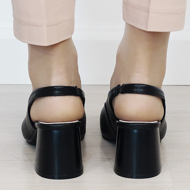 Pantofi negru eleganti din piele naturala B-BY6887-1 03 [3]