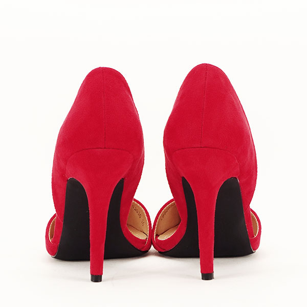 Pantofi rosii decupati Antonia 04 [6]