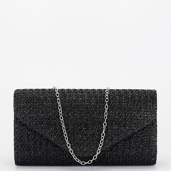 Plic elegant negru impletit B-BJH-755 07 [2]