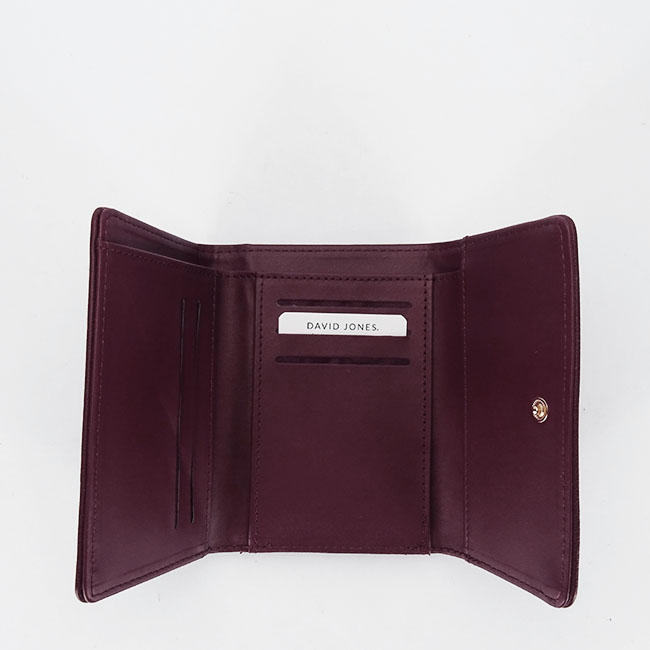 Bordó David Jones Paris pénztárca P151 07 [5]