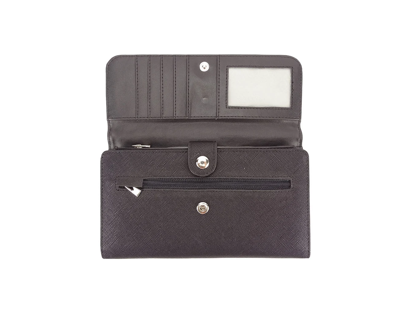 Fekete női pénztárca K1218 07 [4]