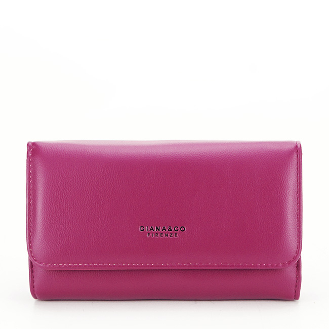 Portofel femei cu clapeta B-DFX3291-5 M0 Magenta Magenta