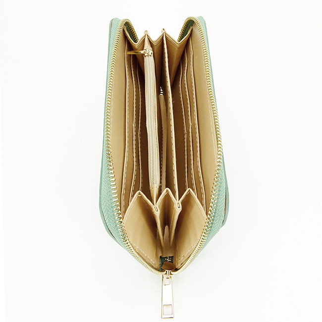 Mentazöld valódi bőr pénztárca 8954 07 [5]