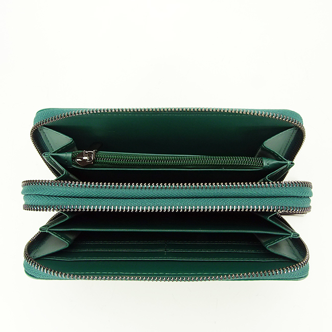 Portofel dama casual B-DFX3291-3 05 Verde smarald Verde smarald