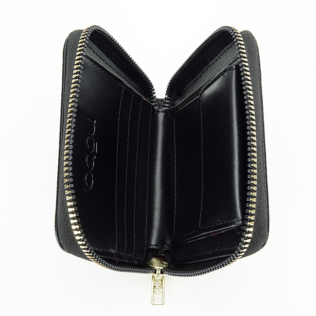 Portofel dama pentru carduri Nobo B-R0011-C020 M0 Negru Negru