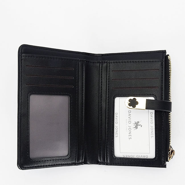 Fekete David Jones Paris pénztárca P140-003H 07 [5]