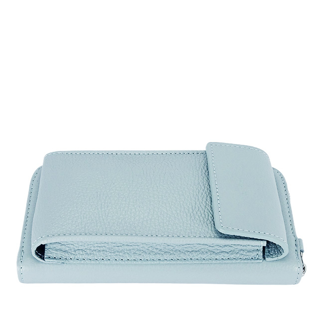 Kék valódi bőr pénztárca és telefontartó 8971 07 [5]