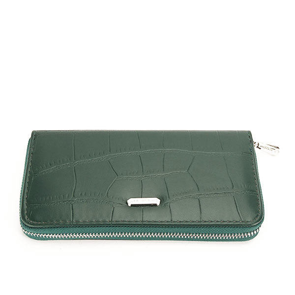 Portofel dama cu imprimeu B-P110-510 07 Verde inchis Verde inchis