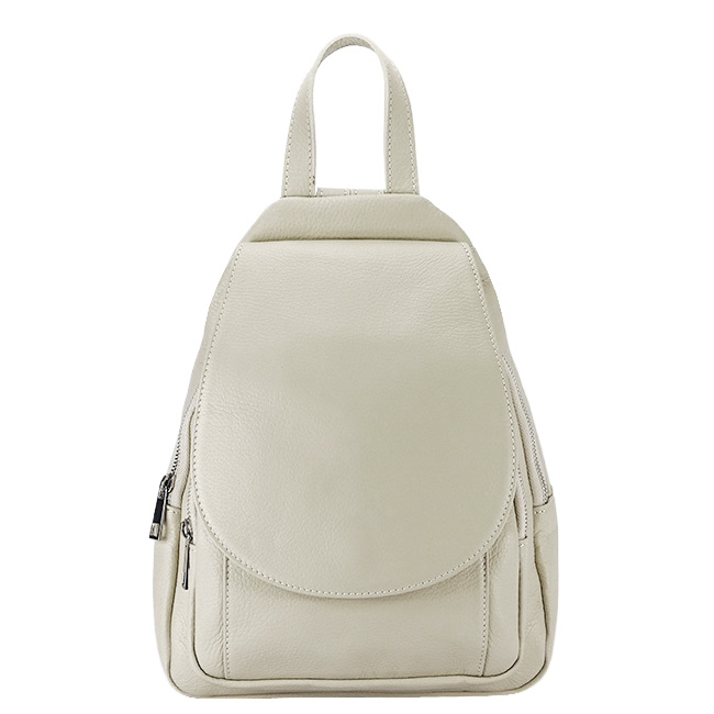 Rucsac crem din piele naturala B-8906 122 [3]