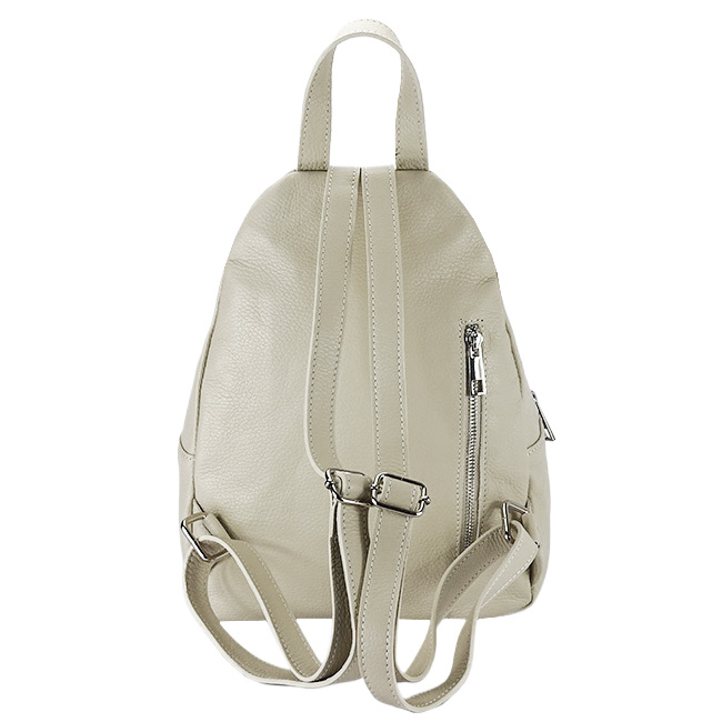 Rucsac crem din piele naturala B-8906 122 [4]