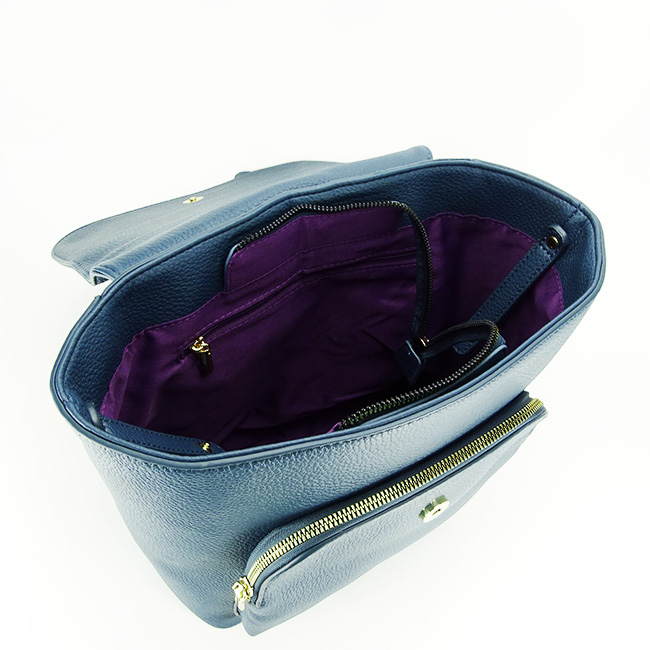 Rucsac dama casual cu clapeta B-DOS3411-1 119 Albastru teal Albastru teal