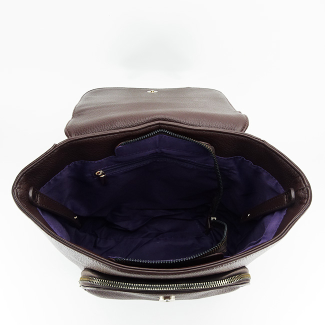 Rucsac dama casual cu clapeta  B-DOS3411-1 119 Cafeniu Maro cafeniu