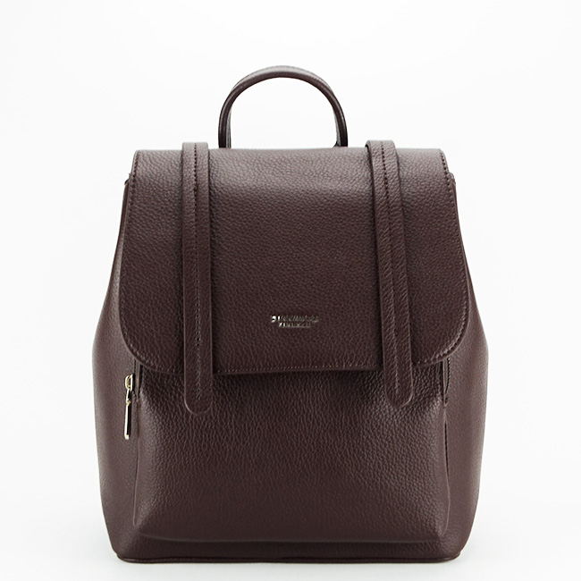 Rucsac dama casual cu clapeta  B-DOS3411-1 119 Cafeniu Maro cafeniu
