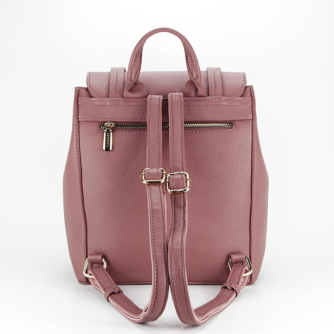 Rucsac dama casual cu clapeta B-DOS3411-1 119 Plamaniu Roz plamaniu