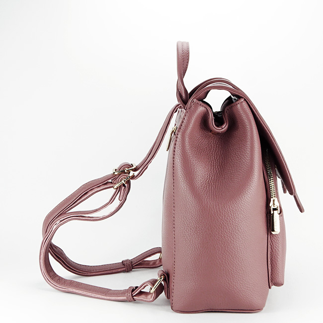 Rucsac dama casual cu clapeta B-DOS3411-1 119 Plamaniu Roz plamaniu