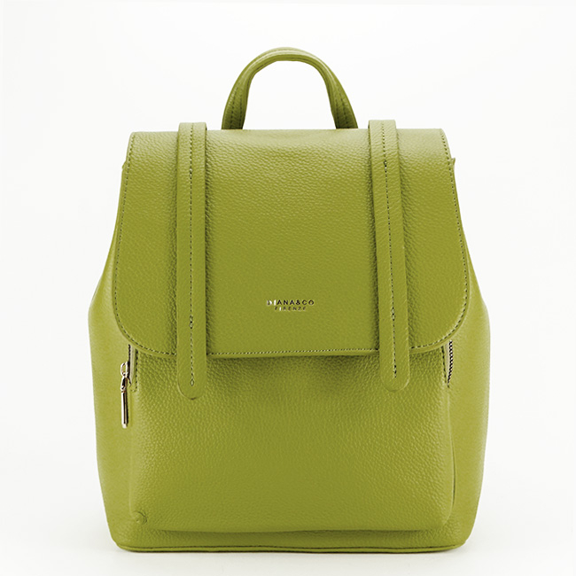 Rucsac dama casual cu clapeta B-DOS3411-1 119 Verde masliniu Verde masliniu
