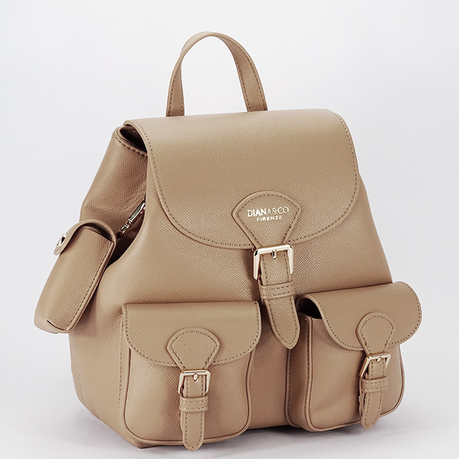 Diana&Co Firenze sötétbézs hátizsák DHJ938-2 119 [2]