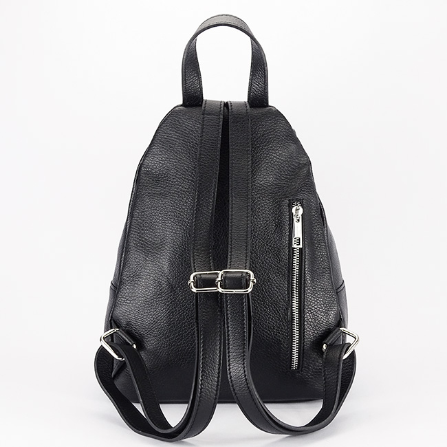 Rucsac din piele naturala negru B-8906 122 [4]