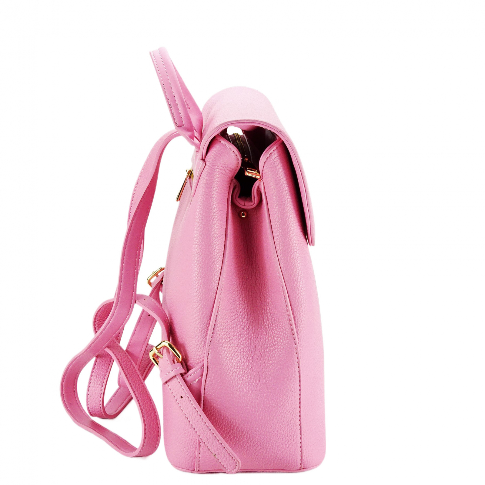 Rucsac dama cu clapeta B-DOS3560-2 119, Roz Roz