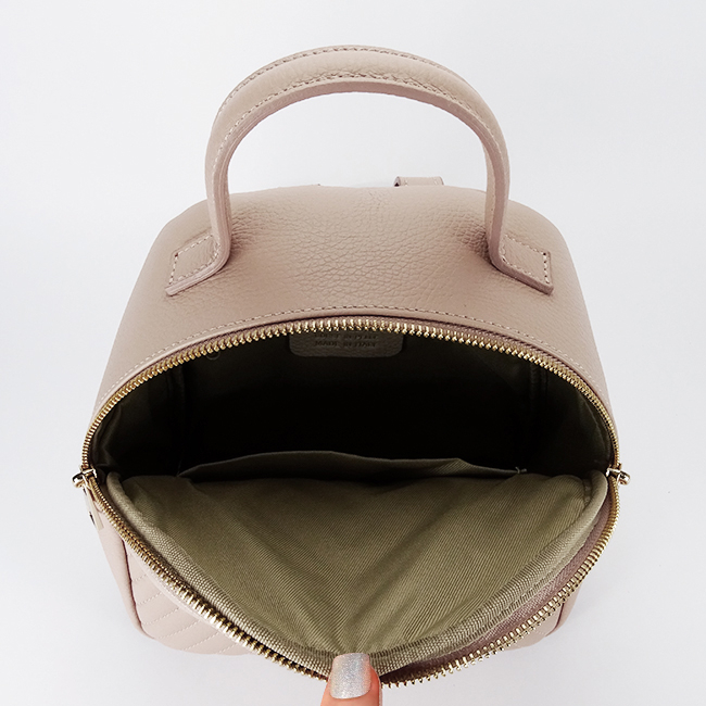 Rucsac roz din piele naturala B-8955 121 [7]