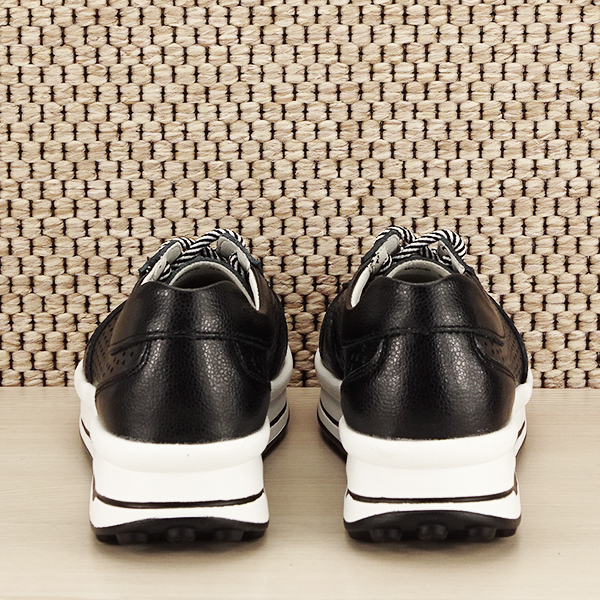 Sneakers piele naturala negru, perforat, Corina M4 [5]