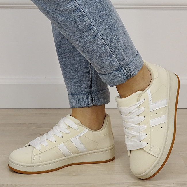 Sneakersi dama bej B-BM-1101 M2 [1]