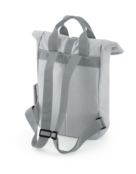 Mini rucsac roll-top din poliester reciclat [2]
