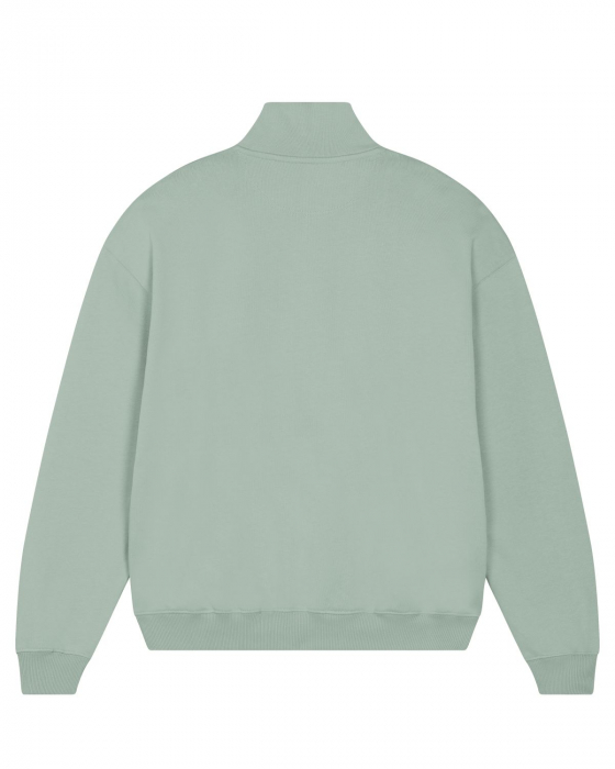 Bluza unisex oversized cu fermoar scurt [3]