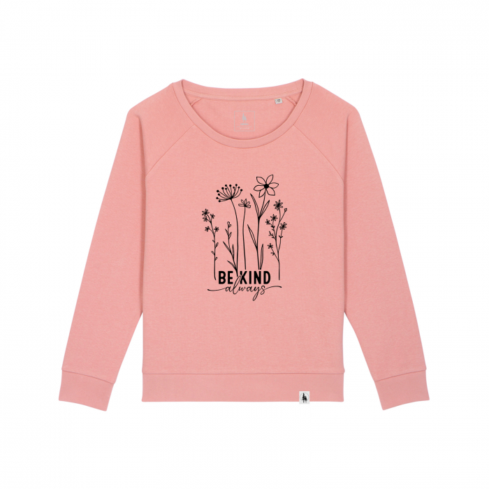 Women's Relaxed Fit Sweatshirt, Be kind [1]