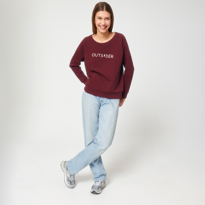 Women's Relaxed Fit Sweatshirt, Outsider [3]