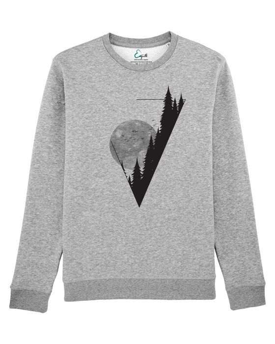 Bluza unisex Moon in the Mountains [3]