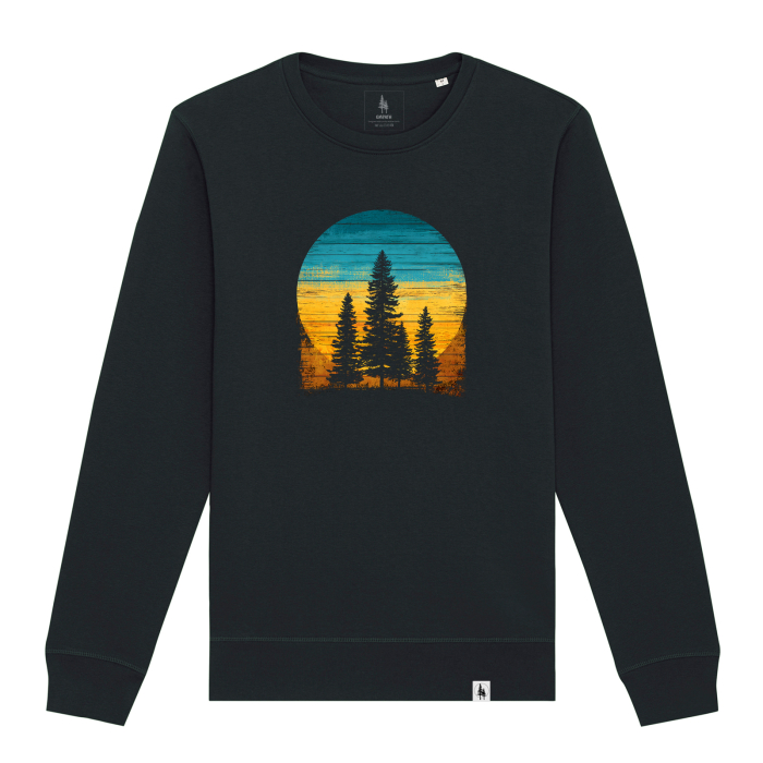 Bluza unisex, Retro pines [1]
