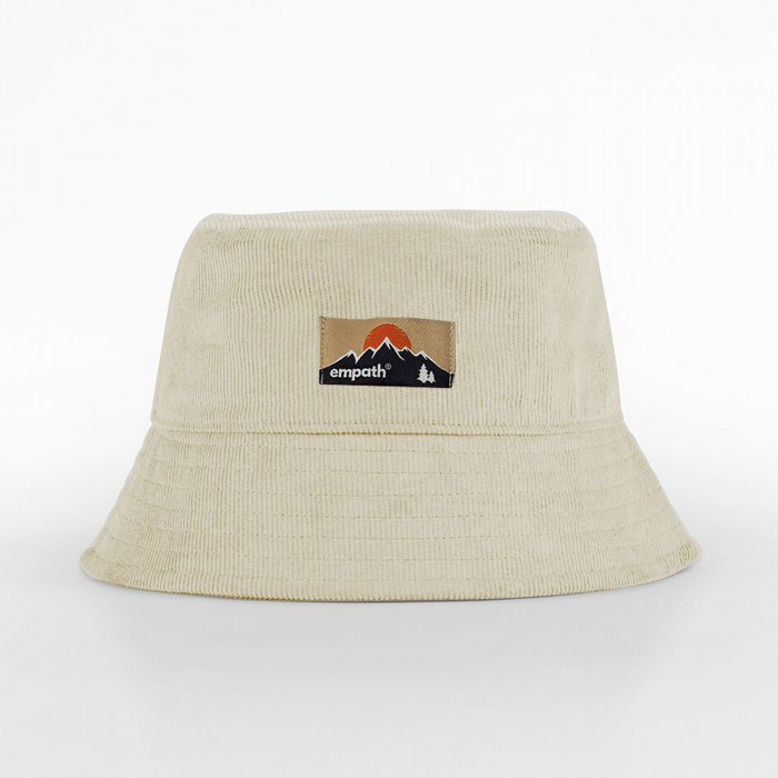 Bucket Hat din velur, bumbac organic