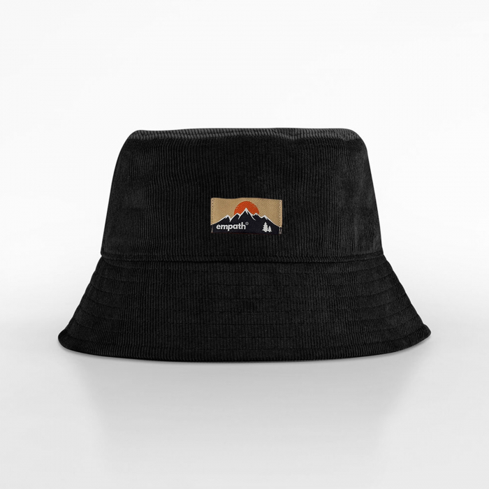 Bucket Hat din velur, bumbac organic