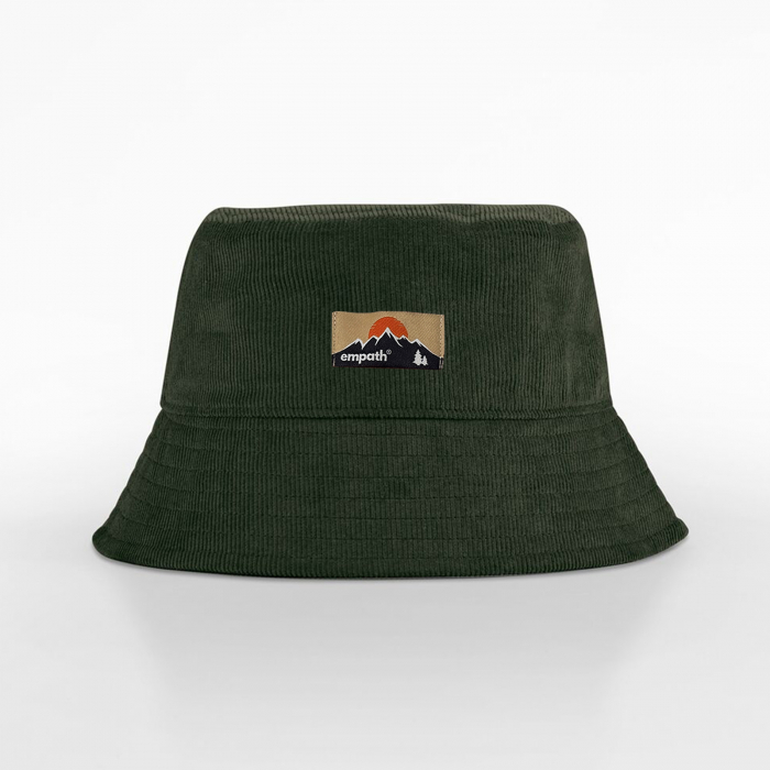 Bucket Hat din velur, bumbac organic